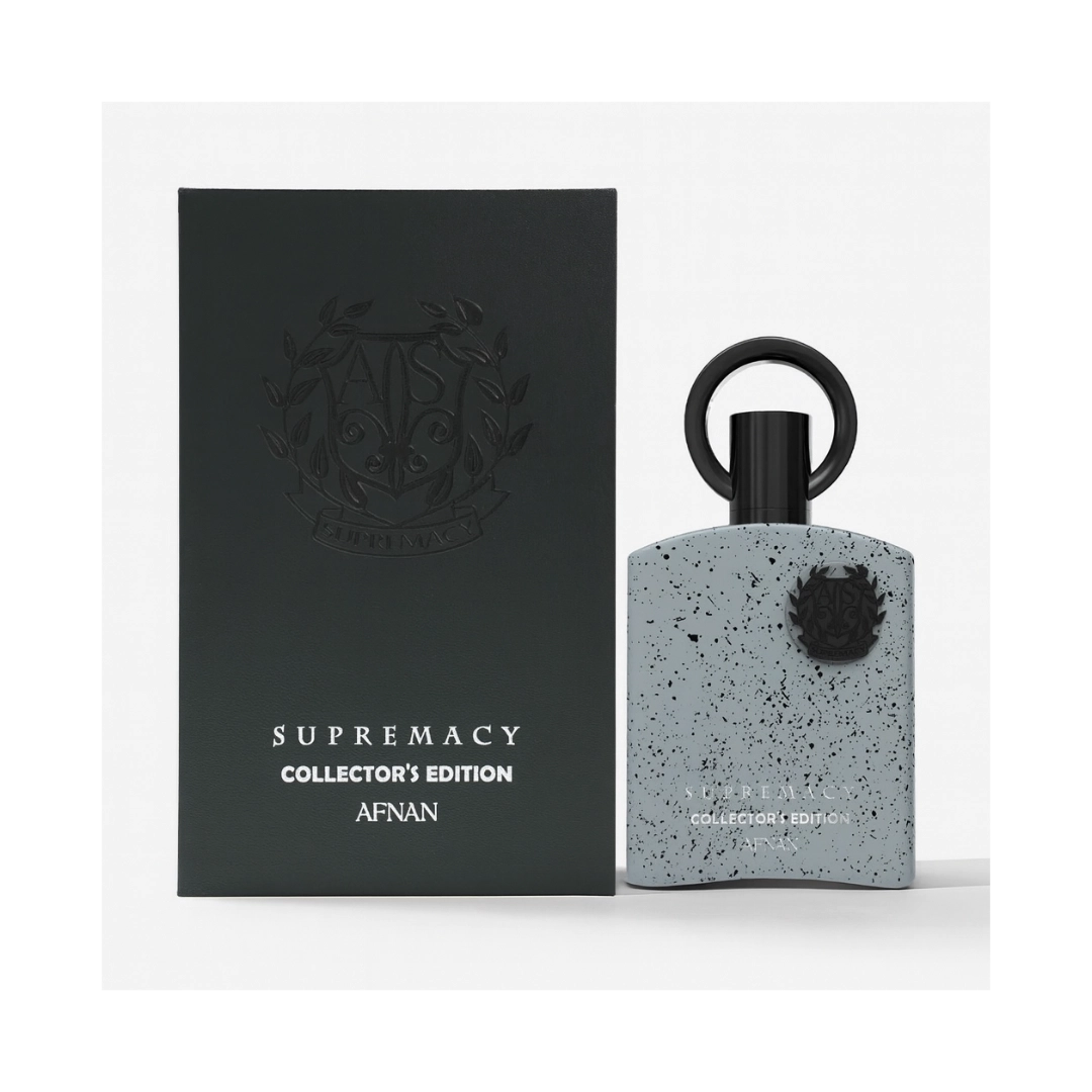 Afnan Supremacy Collector Edition Eau de Parfum Spray 100 ml with elegant packaging and distinctive bottle design.