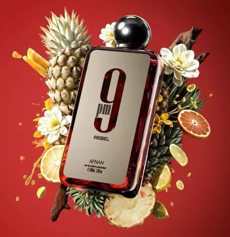 Afnan 9PM Rebel Eau de Parfum Spray Unisex 3.4 Oz / 100ml